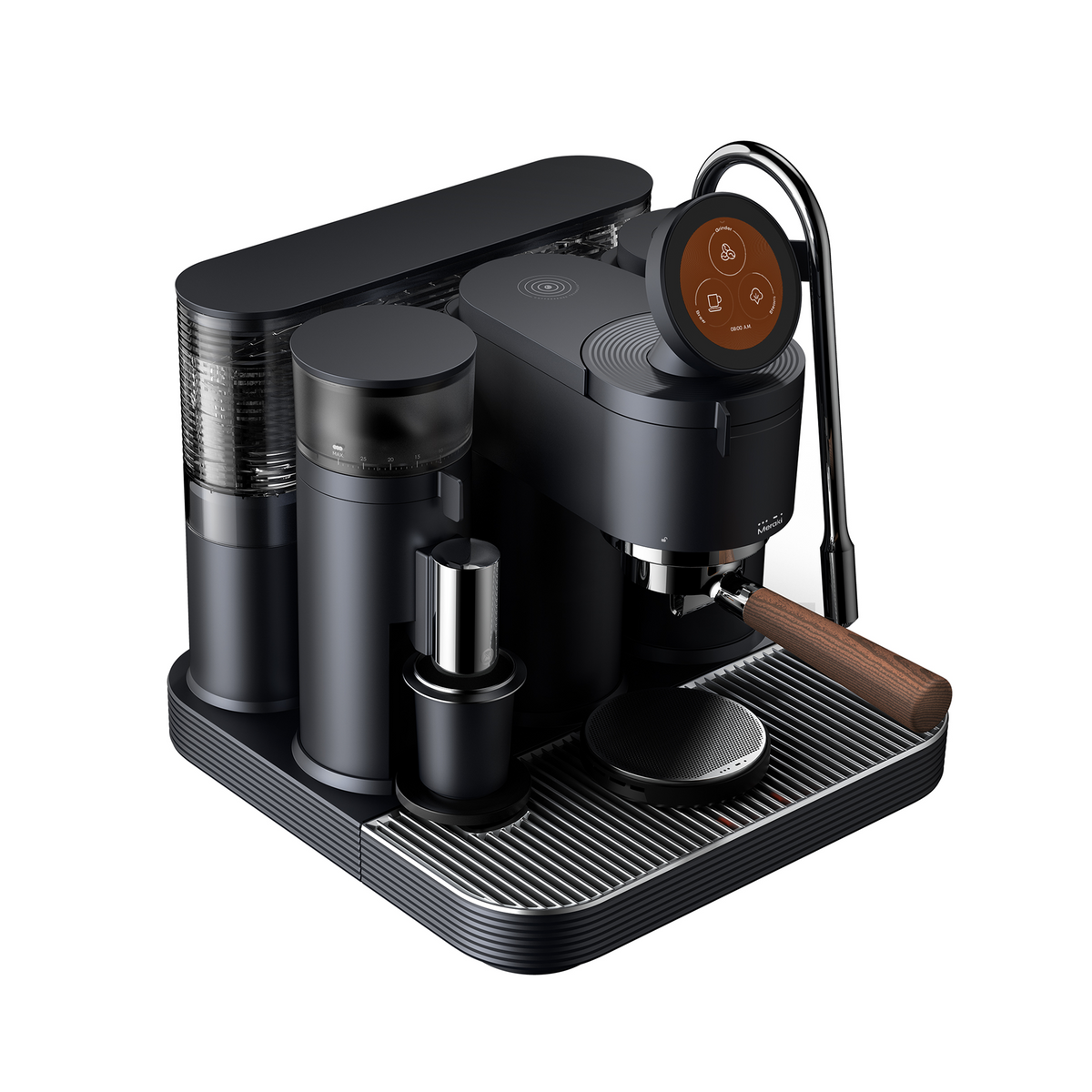 Meraki Gen 2 Espresso Machine with Grinder Black