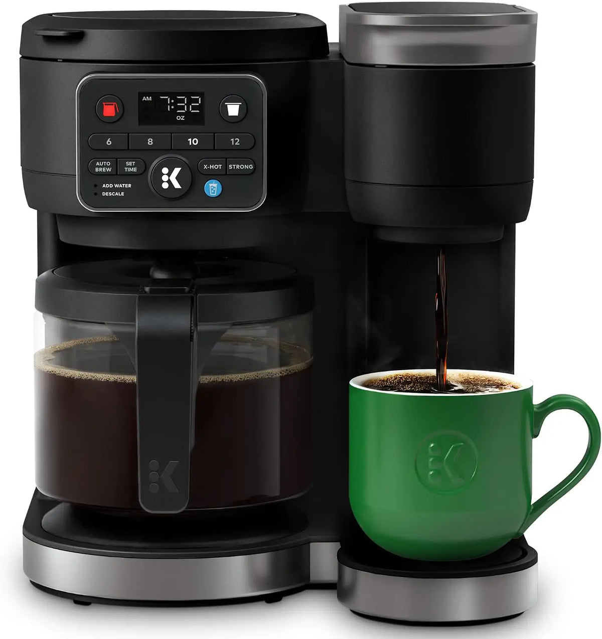 K K-Duo Hot and Iced Single Coffee Maker, MultiStream Technology, 72oz Reservoir (Gen 2)