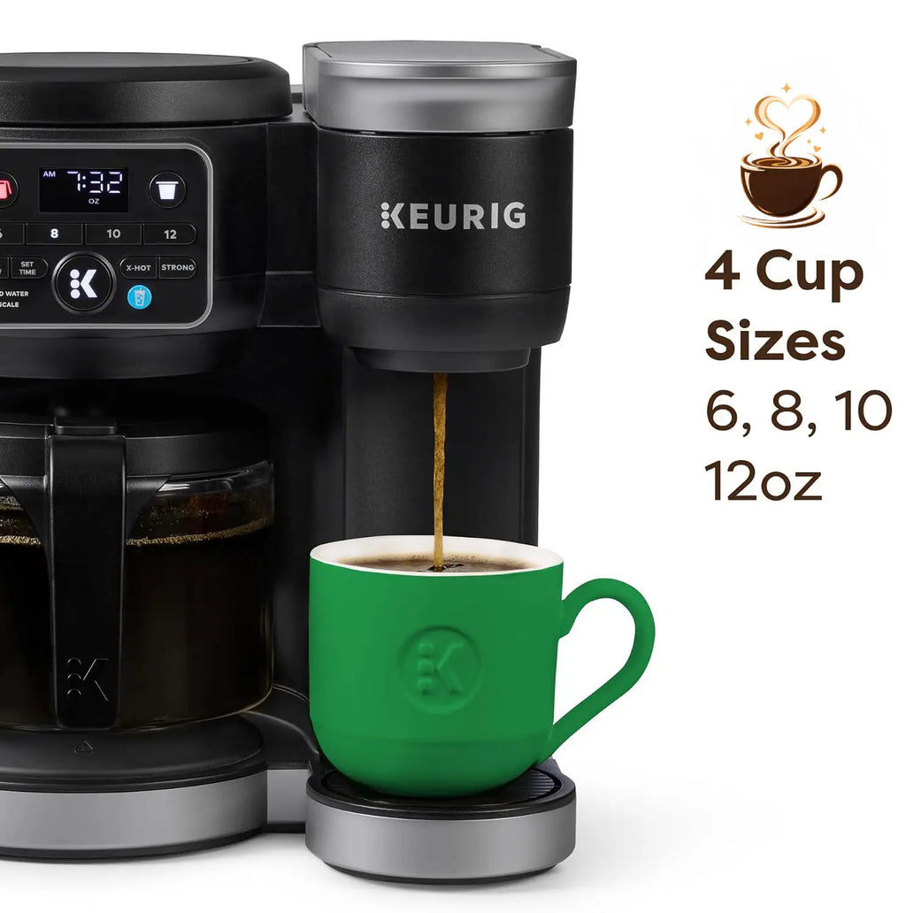 K K-Duo Hot and Iced Single Coffee Maker, MultiStream Technology, 72oz Reservoir (Gen 2)