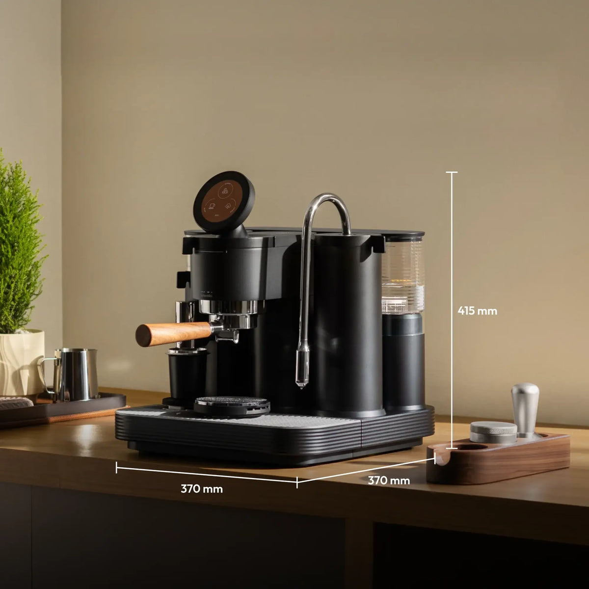 Meraki Gen 2 Espresso Machine with Grinder Black