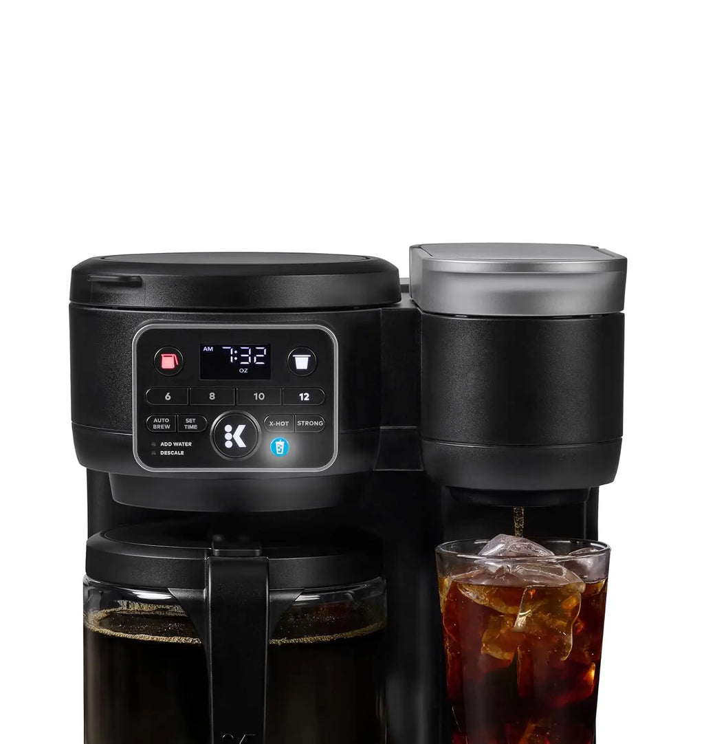 K K-Duo Hot and Iced Single Coffee Maker, MultiStream Technology, 72oz Reservoir (Gen 2)