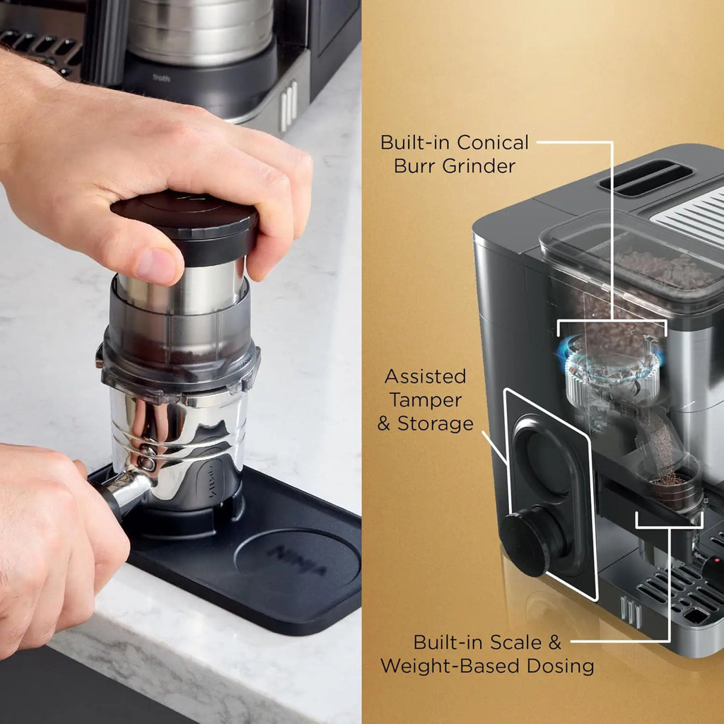 Ninja Luxe Café Premier 3-in-1 Espresso Machine, Duo Coffee hot and Cold Brew