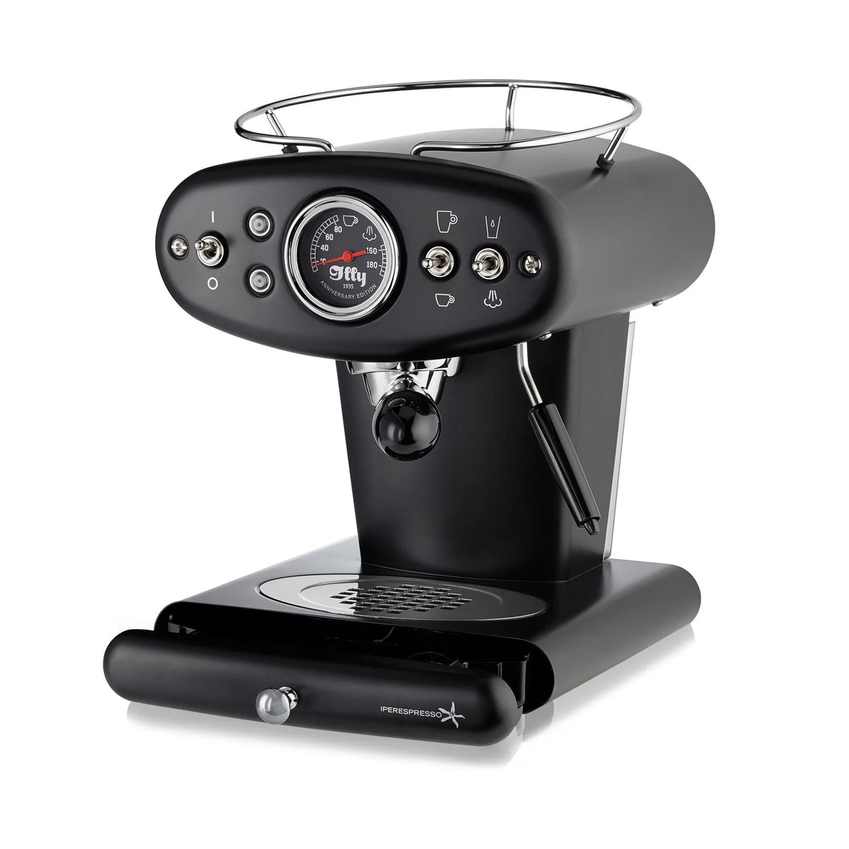 illy X1 iperEspresso Anniversary 1935 Machine by Francis Francis - Black