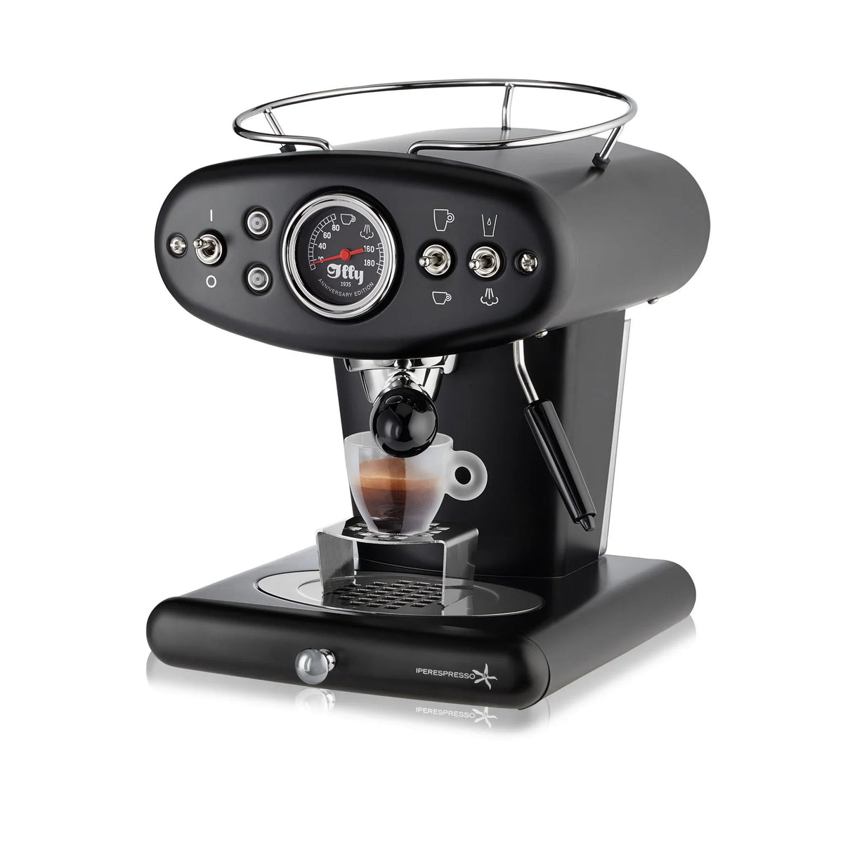 illy X1 iperEspresso Anniversary 1935 Machine by Francis Francis - Black